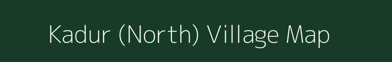 Kadur (North) village map in Tamil Nadu