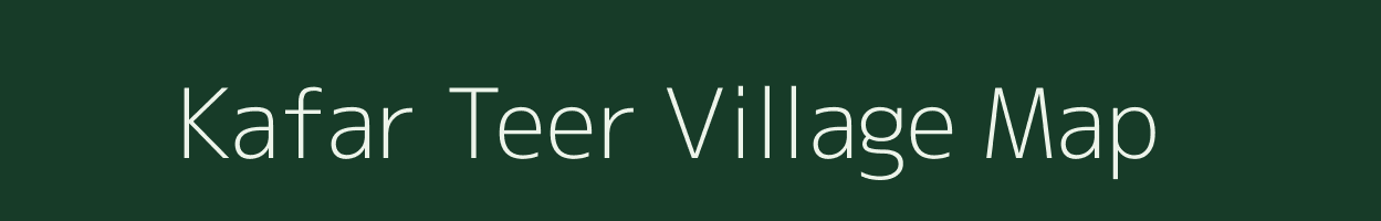 Kafar Teer village map in Uttarakhand