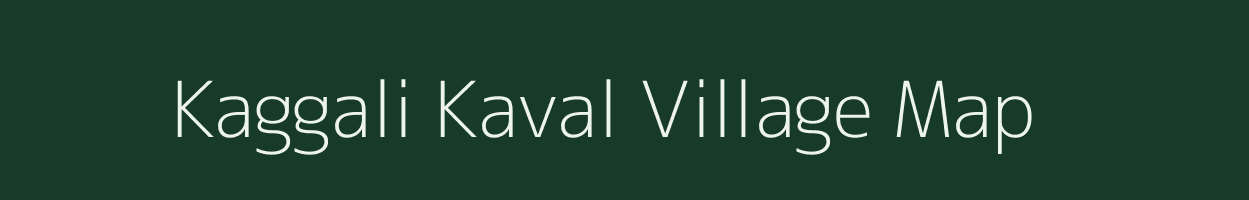 Kaggali Kaval village map in Karnataka