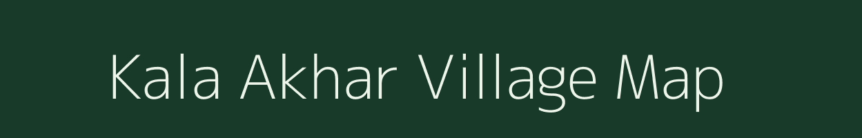 Kala Akhar village map in Madhya Pradesh