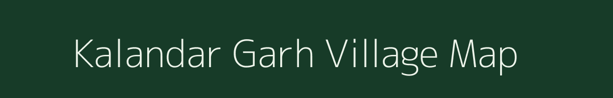 Kalandar Garh village map in Rajasthan