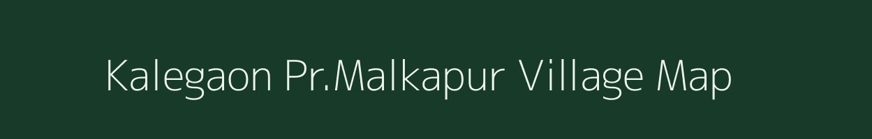 Kalegaon Pr.Malkapur village map in Maharashtra