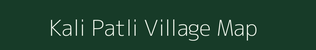 Kali Patli village map in Uttarakhand