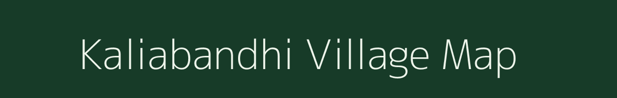 Kaliabandhi village map in West Bengal