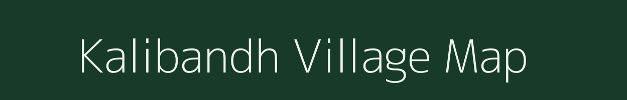 Kalibandh village map in Jharkhand