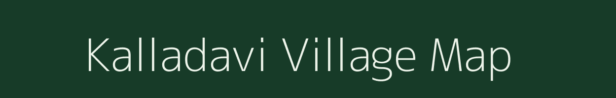 Kalladavi village map in Tamil Nadu