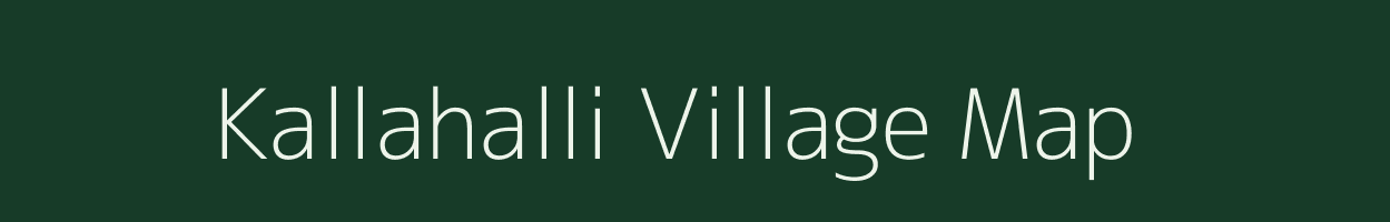 Kallahalli village map in Karnataka