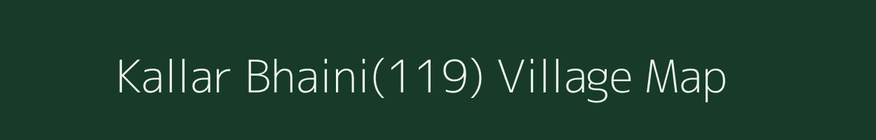 Kallar Bhaini(119) village map in Haryana