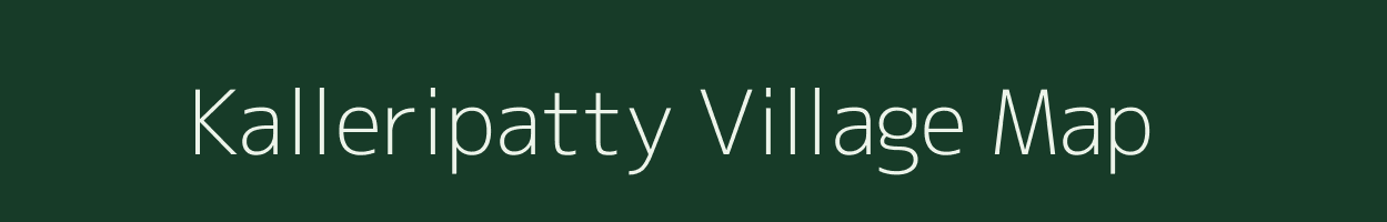 Kalleripatty village map in Tamil Nadu