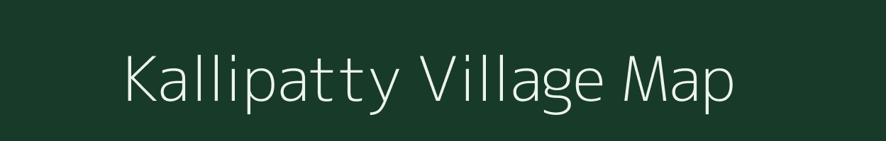 Kallipatty village map in Tamil Nadu