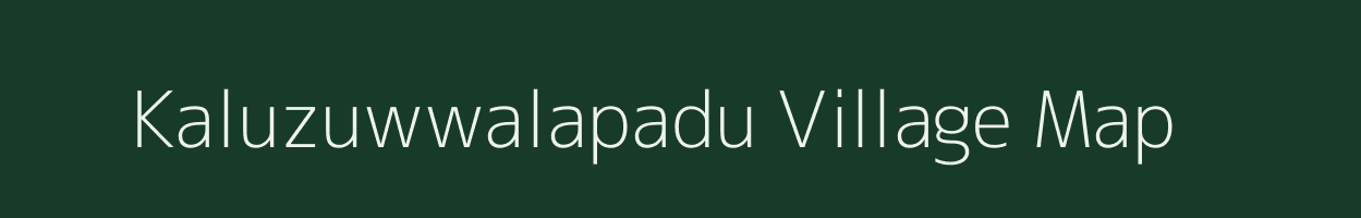 Kaluzuwwalapadu village map in Andhra Pradesh