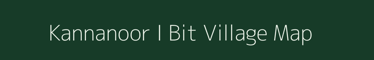 Kannanoor I Bit village map in Tamil Nadu