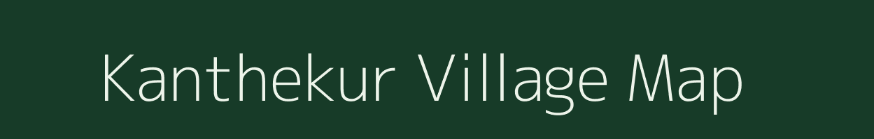 Kanthekur village map in Maharashtra