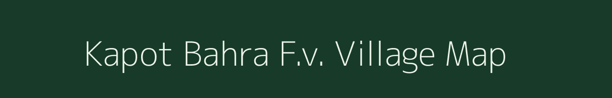 Kapot Bahra F.v. village map in Madhya Pradesh