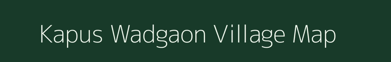 Kapus Wadgaon village map in Maharashtra
