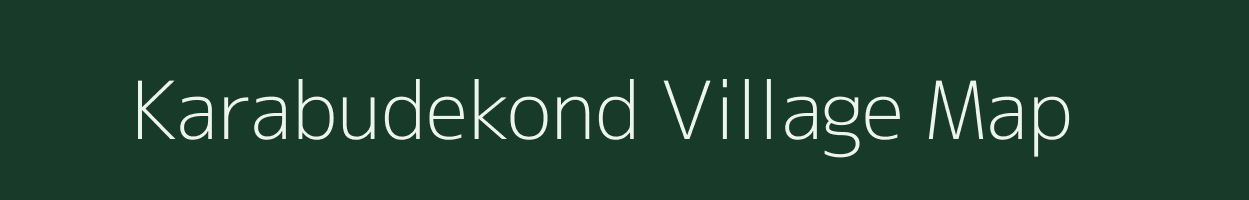 Karabudekond village map in Maharashtra