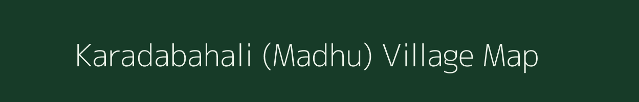 Karadabahali (Madhu) village map in Odisha