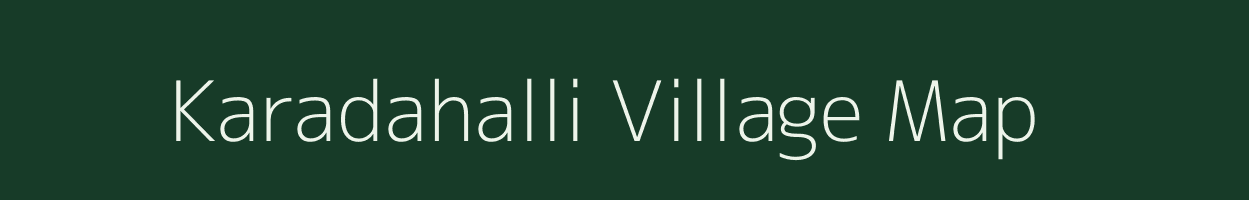 Karadahalli village map in Karnataka