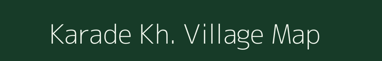 Karade Kh. village map in Maharashtra