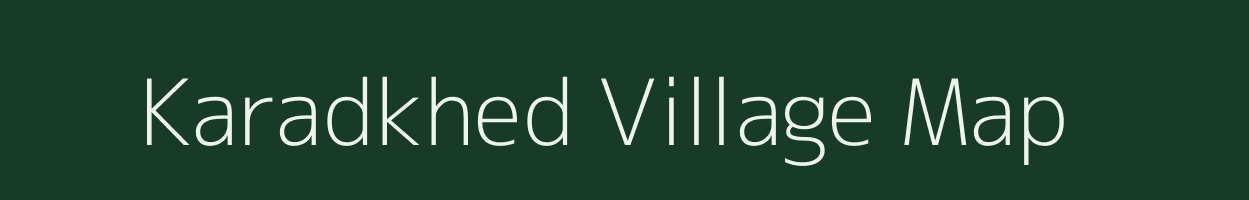 Karadkhed village map in Maharashtra