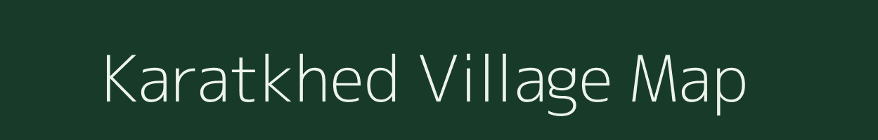 Karatkhed village map in Maharashtra