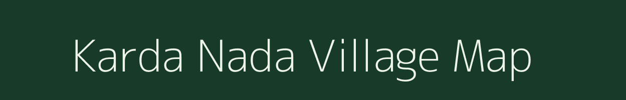 Karda Nada village map in Rajasthan