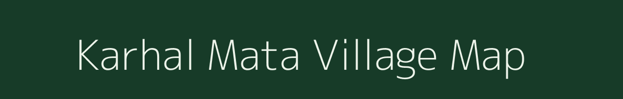 Karhal Mata village map in Rajasthan