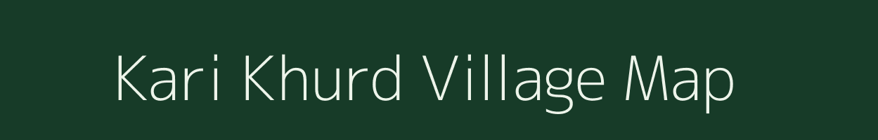 Kari Khurd village map in Jharkhand