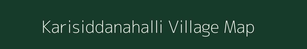 Karisiddanahalli village map in Karnataka