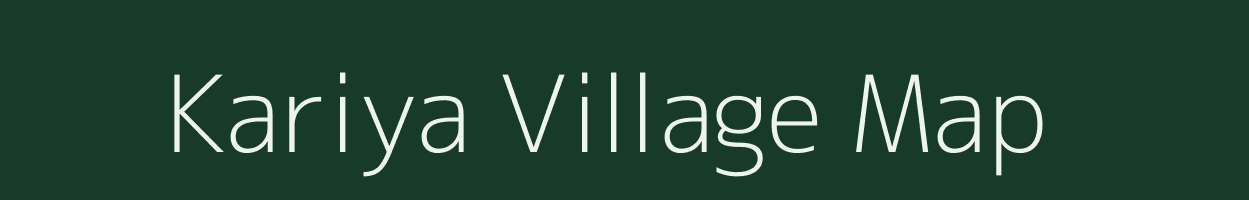 Kariya village map in Rajasthan