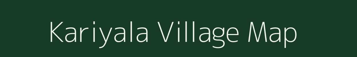 Kariyala village map in Karnataka