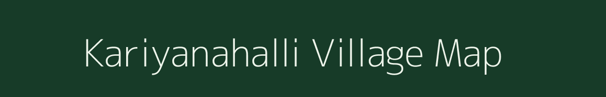 Kariyanahalli village map in Karnataka