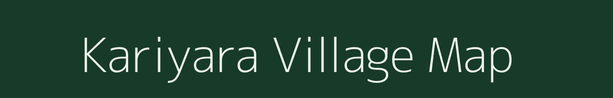 Kariyara village map in Uttar Pradesh