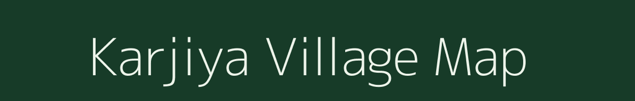 Karjiya village map in Rajasthan