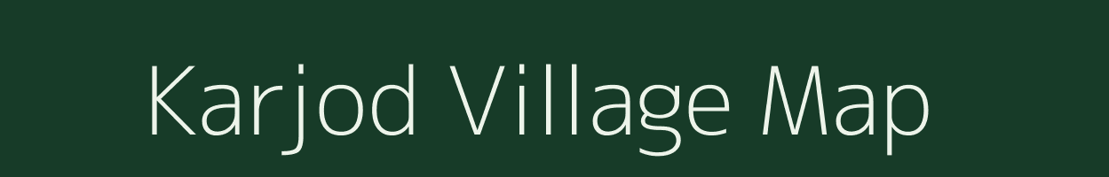 Karjod village map in Maharashtra