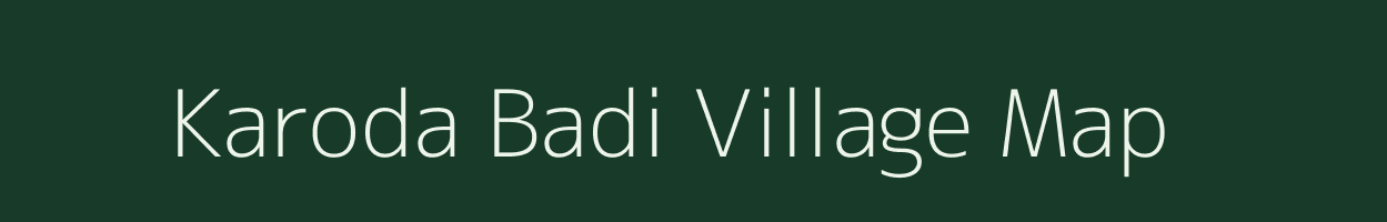 Karoda Badi village map in Odisha