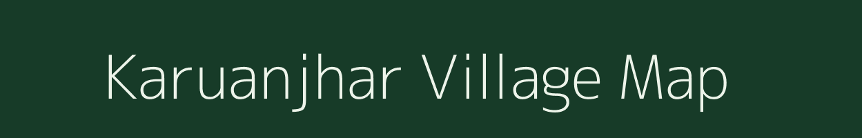 Karuanjhar village map in Odisha