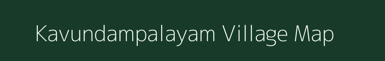 Kavundampalayam village map in Tamil Nadu