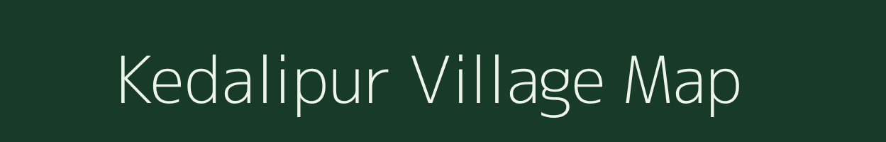 Kedalipur village map in Uttar Pradesh