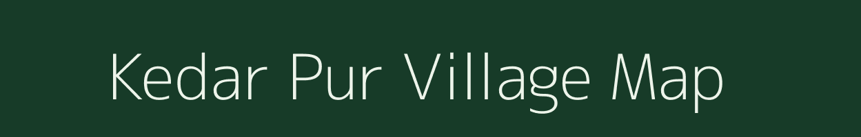 Kedar Pur village map in West Bengal