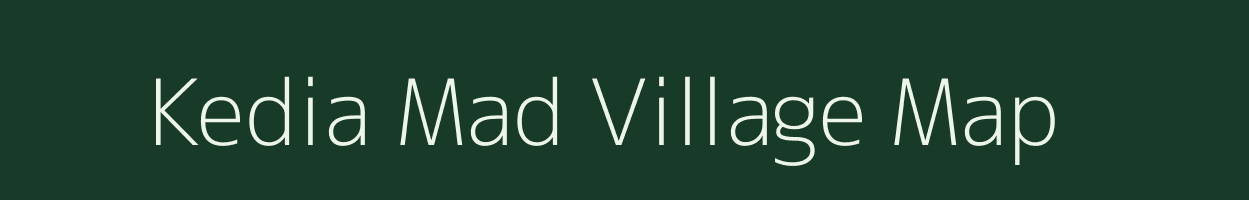 Kedia Mad village map in Uttarakhand