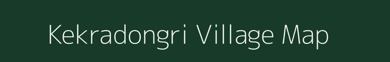 Kekradongri village map in Chhattisgarh