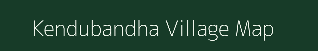 Kendubandha village map in Odisha