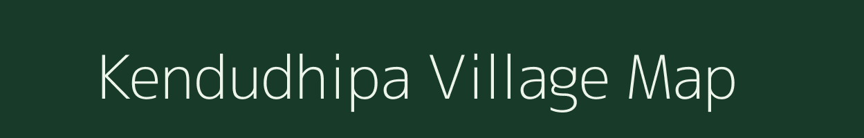 Kendudhipa village map in Odisha