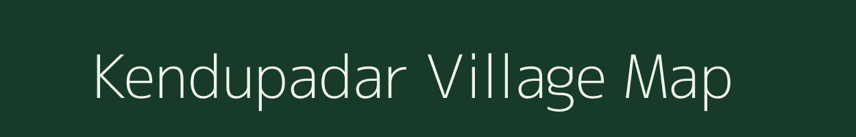 Kendupadar village map in Odisha