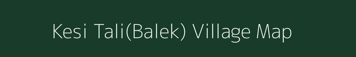 Kesi Tali(Balek) village map in Arunachal Pradesh