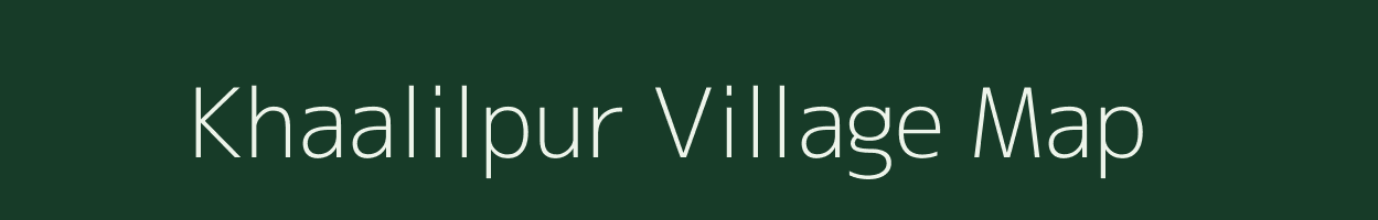 Khaalilpur village map in Uttar Pradesh