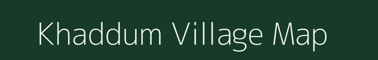 Khaddum village map in Meghalaya