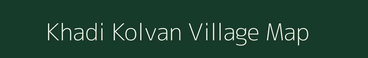 Khadi Kolvan village map in Maharashtra