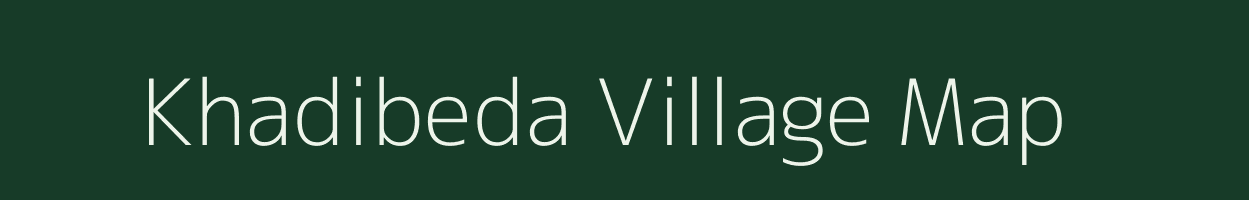 Khadibeda village map in Odisha